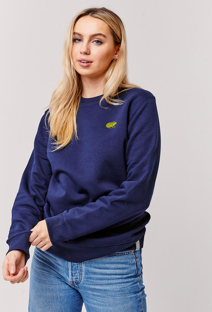 frog womens sweatshirt Big Wild Thought