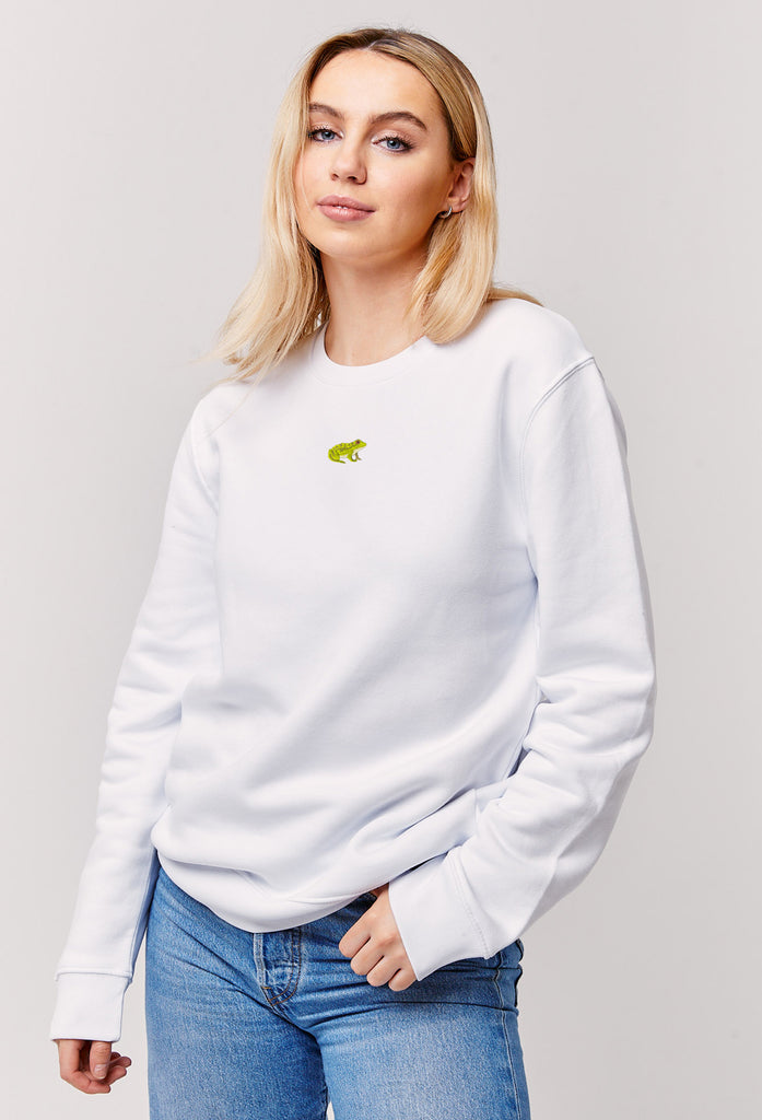 frog womens sweatshirt Big Wild Thought