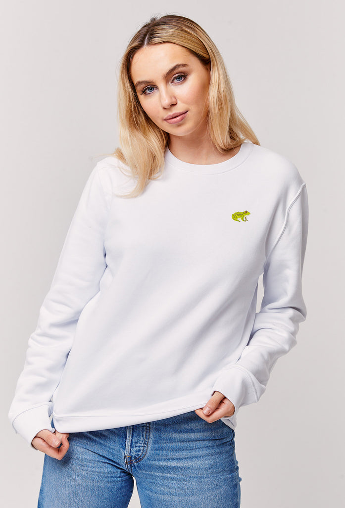 frog womens sweatshirt Big Wild Thought