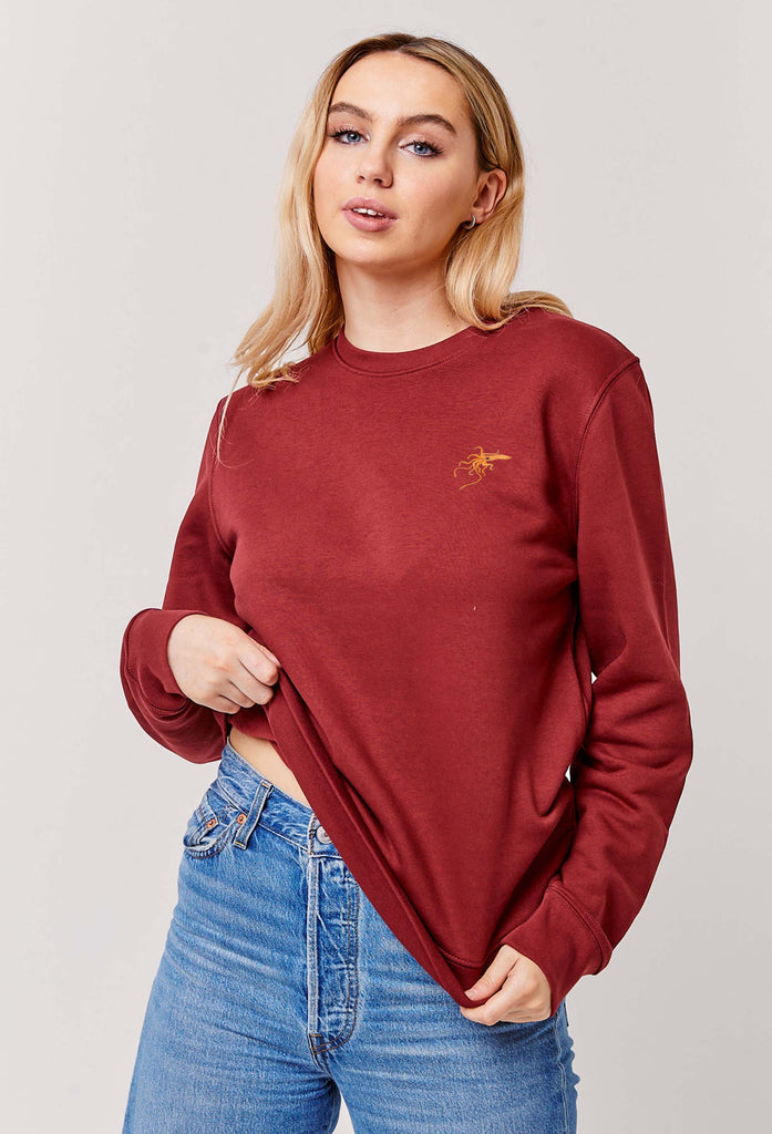 giant squid womens sweatshirt Big Wild Thought