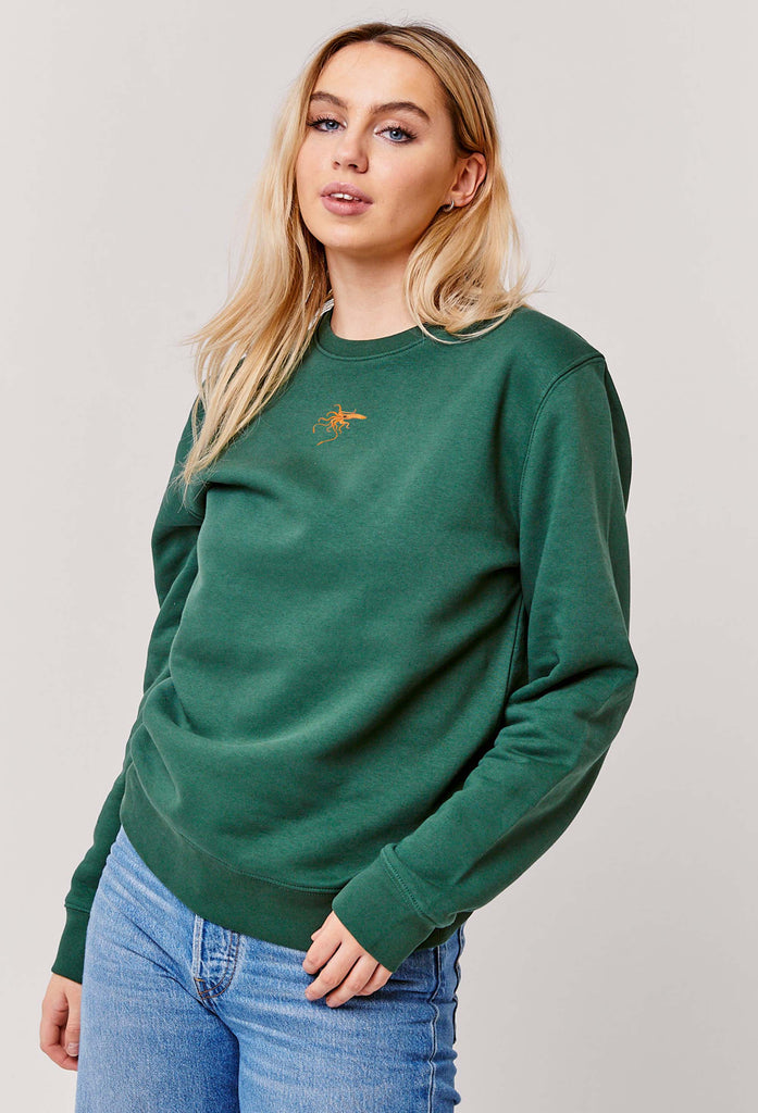 giant squid womens sweatshirt Big Wild Thought
