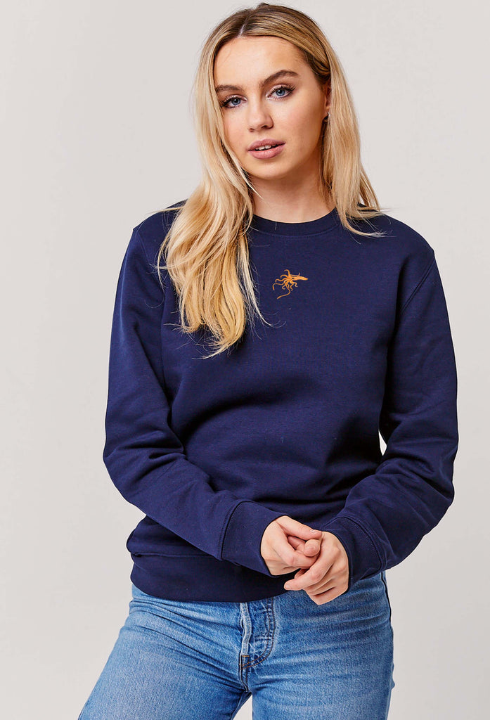 giant squid womens sweatshirt Big Wild Thought