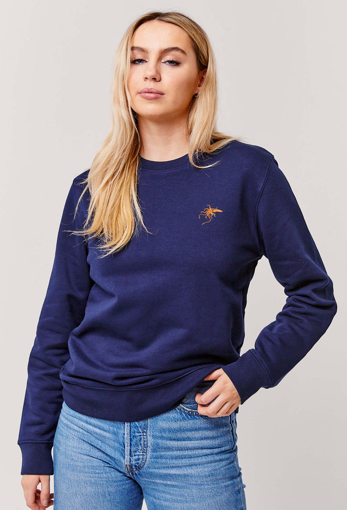 giant squid womens sweatshirt Big Wild Thought