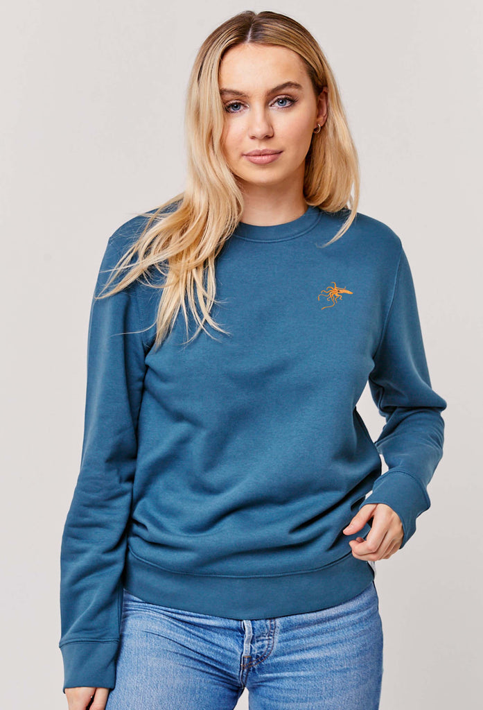 giant squid womens sweatshirt Big Wild Thought