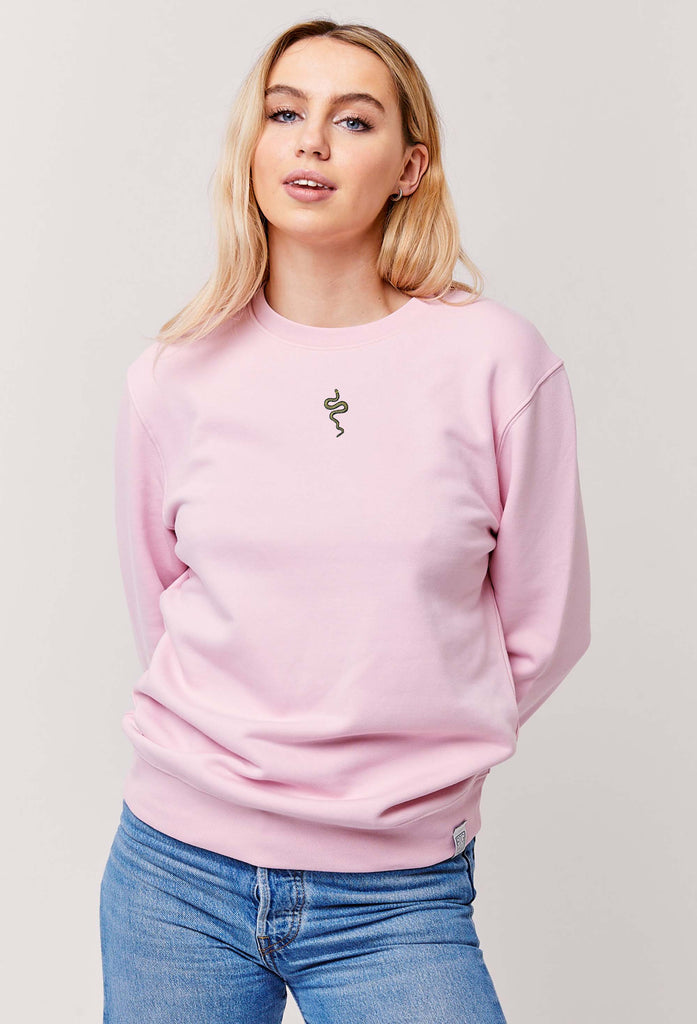 grass snake womens sweatshirt Big Wild Thought