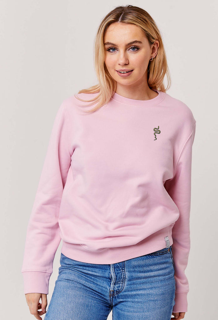 grass snake womens sweatshirt Big Wild Thought