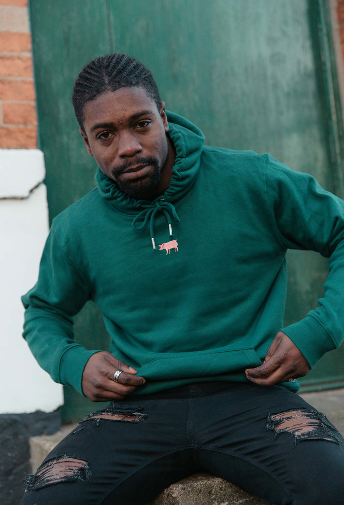 pig hoodie Big Wild Thought