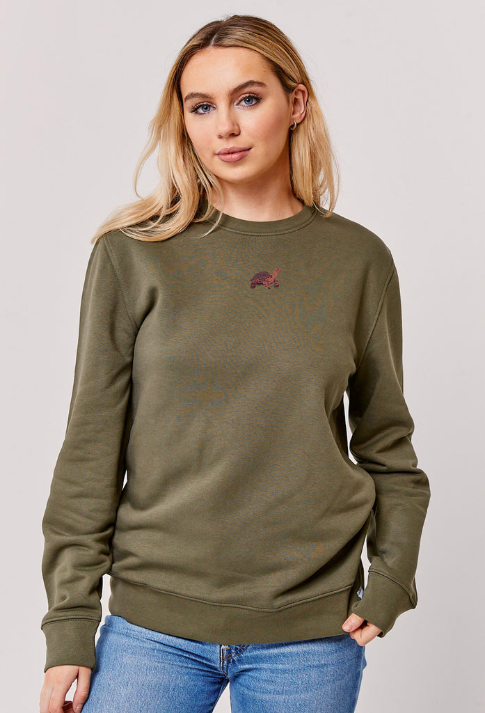 galapagos tortoise womens sweatshirt Big Wild Thought