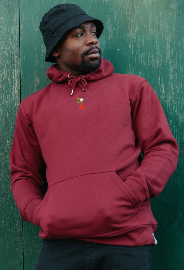 wild strawberry flower hoodie Big Wild Thought