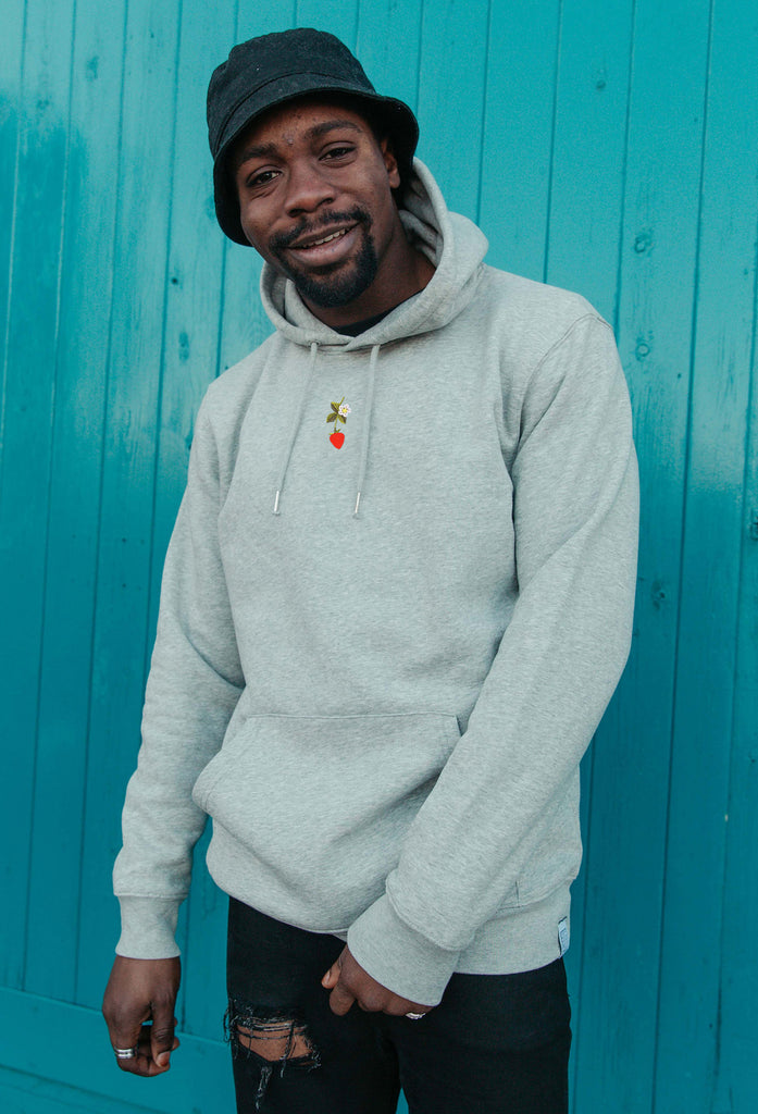 wild strawberry flower hoodie Big Wild Thought