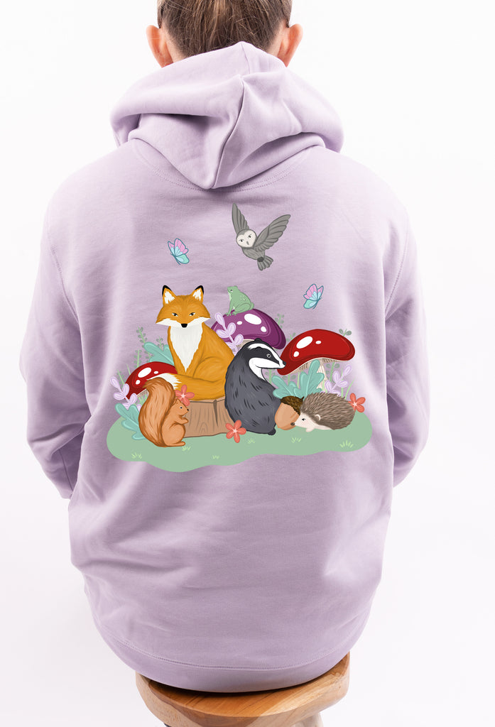 woodland friends unisex hoodie - Big Wild Thought