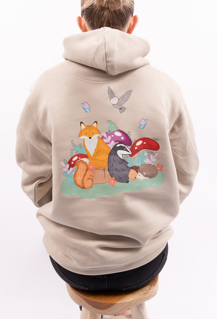 woodland friends unisex hoodie - Big Wild Thought