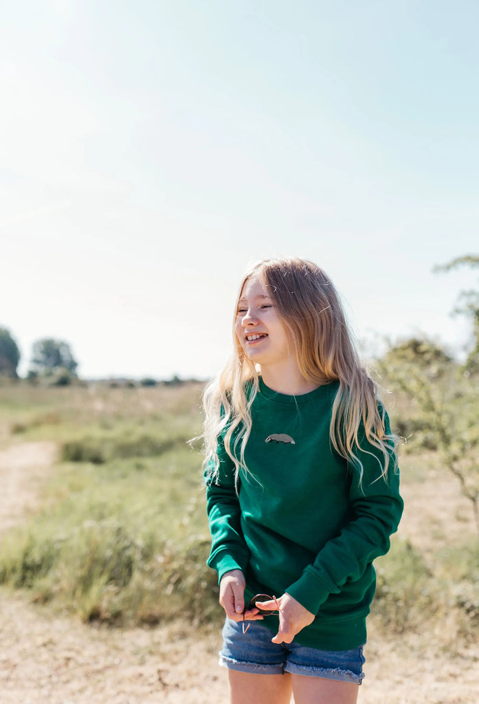 badger childrens sweatshirt Big Wild Thought