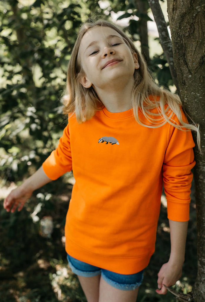 badger childrens sweatshirt Big Wild Thought
