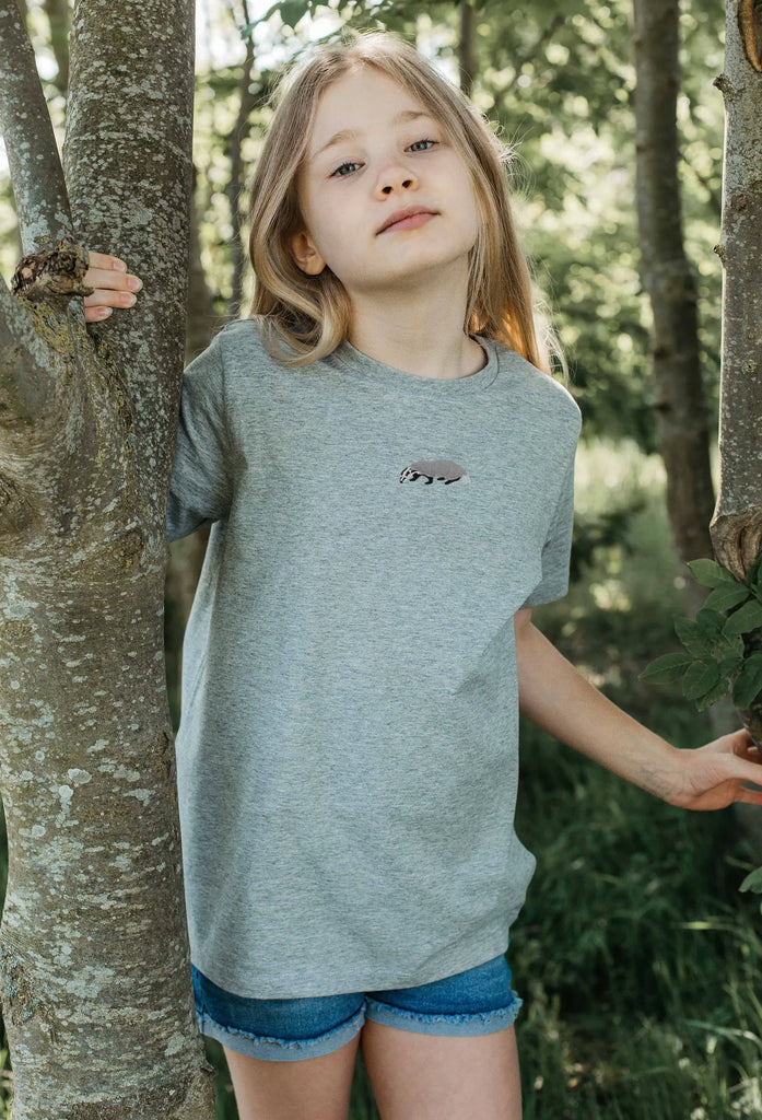 badger childrens t-shirt Big Wild Thought