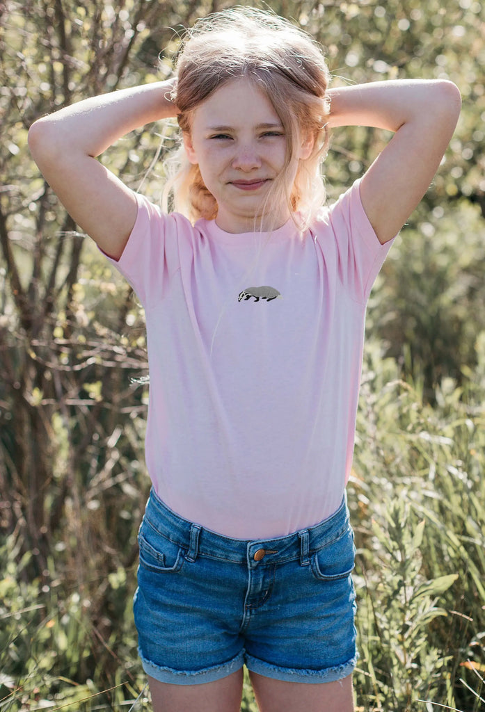 badger childrens t-shirt Big Wild Thought