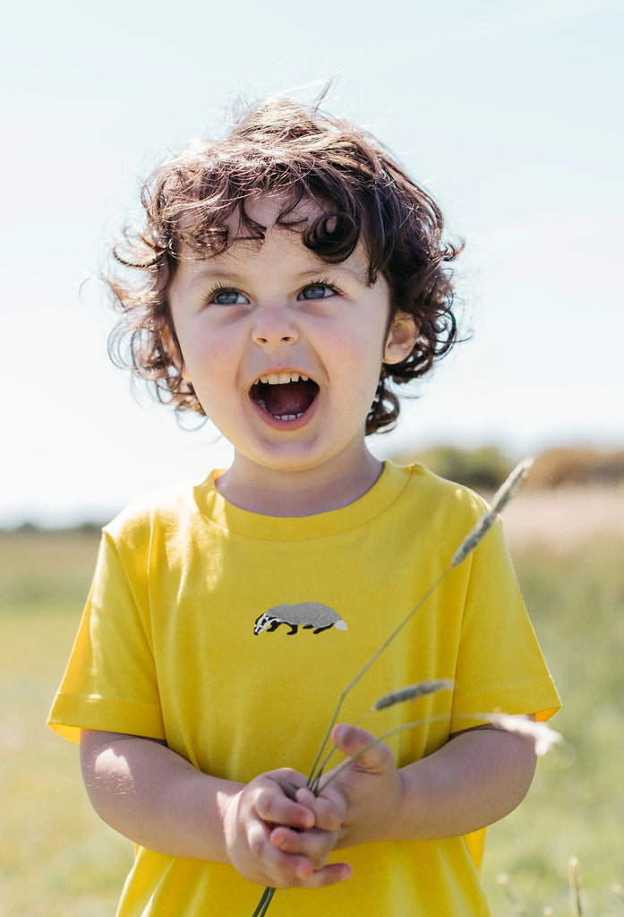 badger childrens t-shirt Big Wild Thought