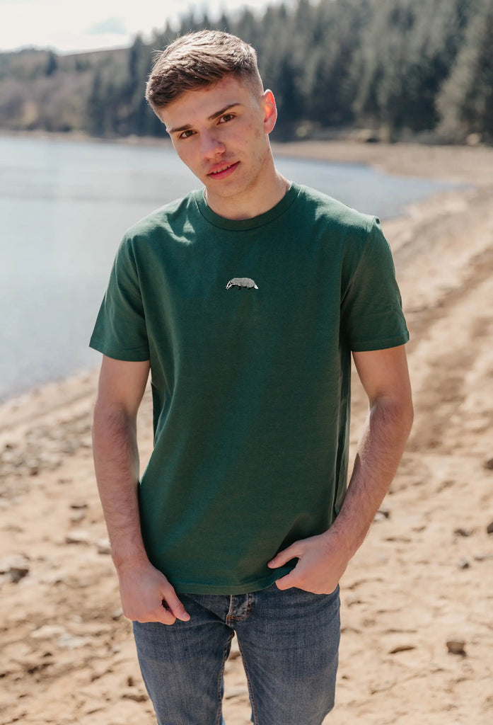 badger mens t-shirt Big Wild Thought