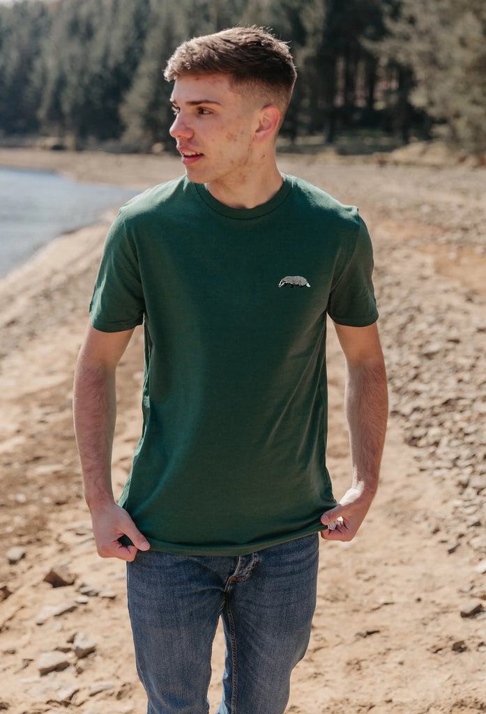 badger mens t-shirt Big Wild Thought
