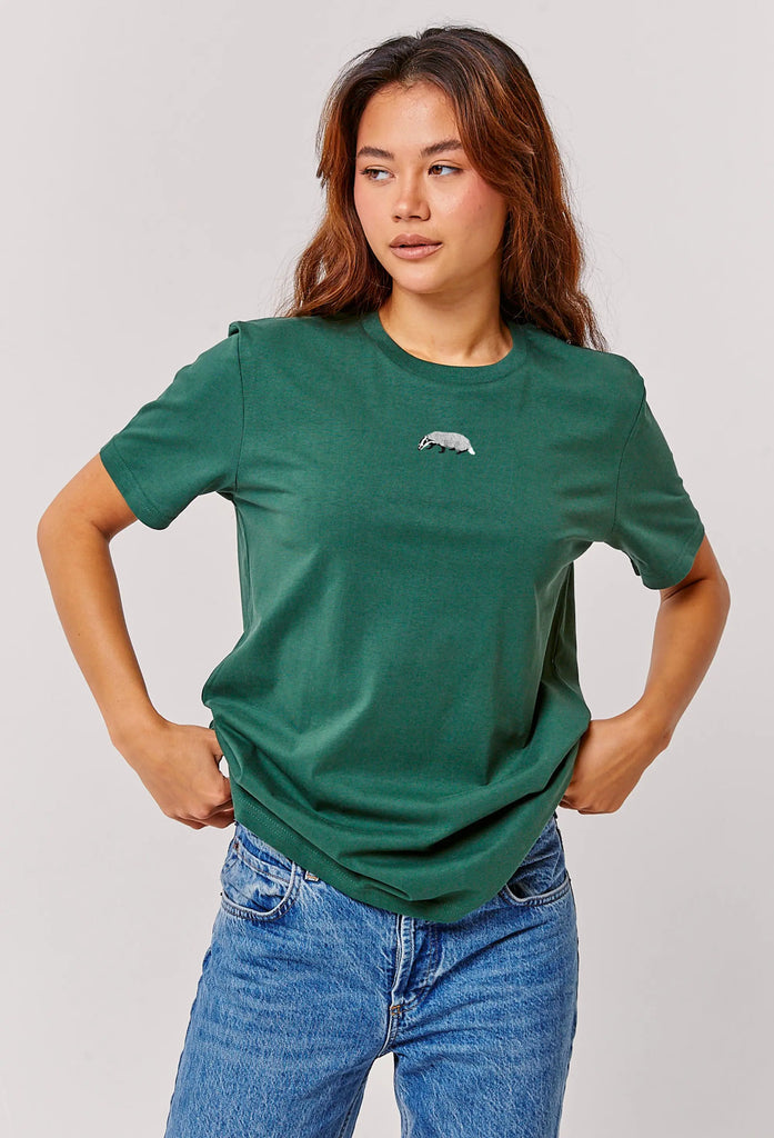 badger womens t-shirt Big Wild Thought