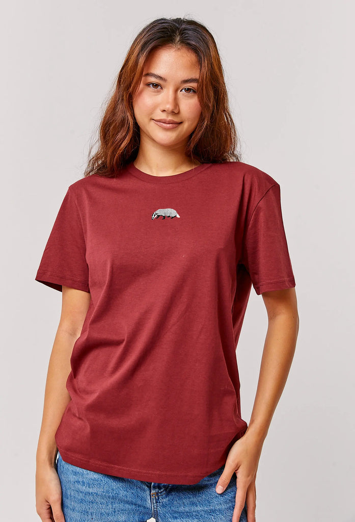 badger womens t-shirt Big Wild Thought