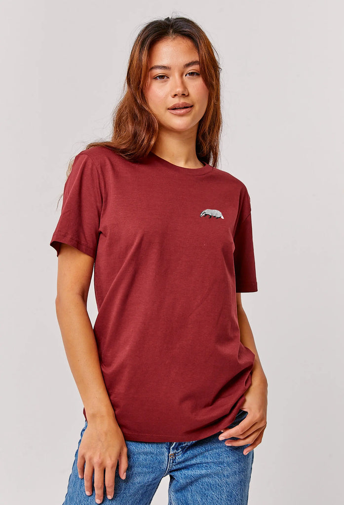 badger womens t-shirt Big Wild Thought