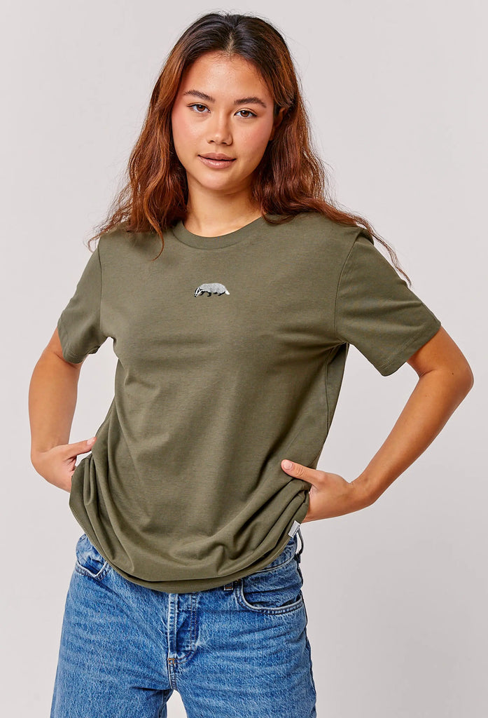 badger womens t-shirt Big Wild Thought