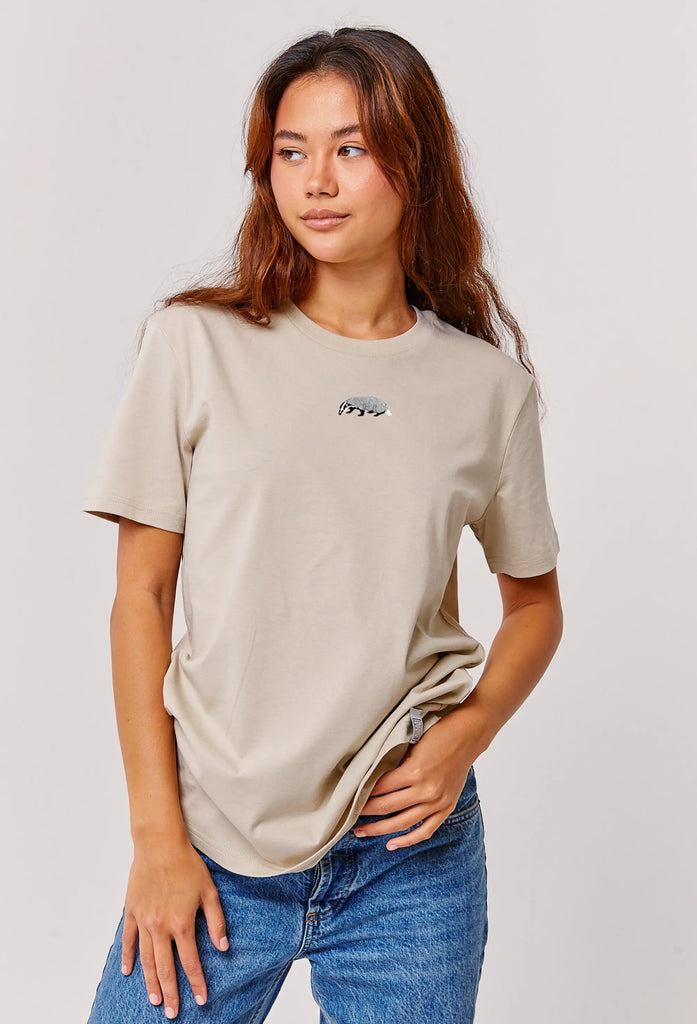 badger womens t-shirt Big Wild Thought