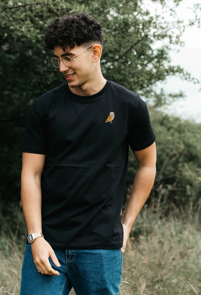 barn owl mens t-shirt Big Wild Thought