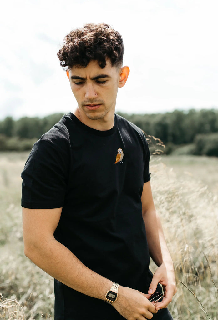 barn owl mens t-shirt Big Wild Thought