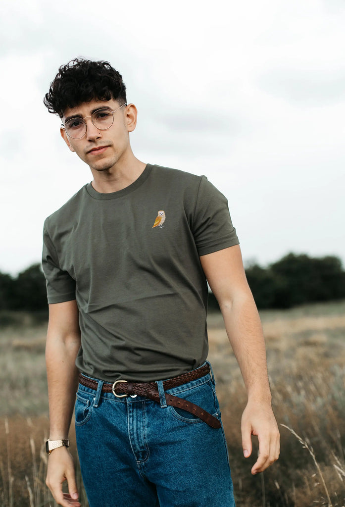 barn owl mens t-shirt Big Wild Thought
