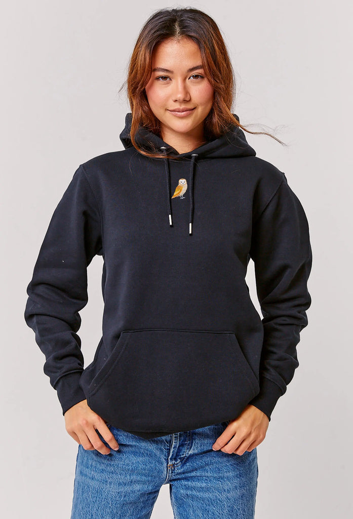 barn owl unisex hoodie Big Wild Thought