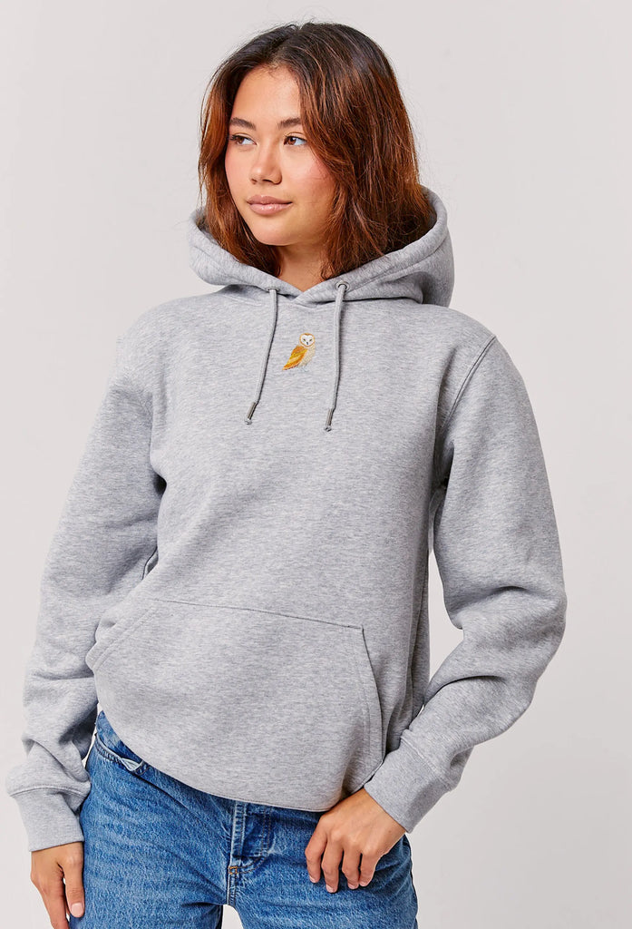 barn owl unisex hoodie Big Wild Thought