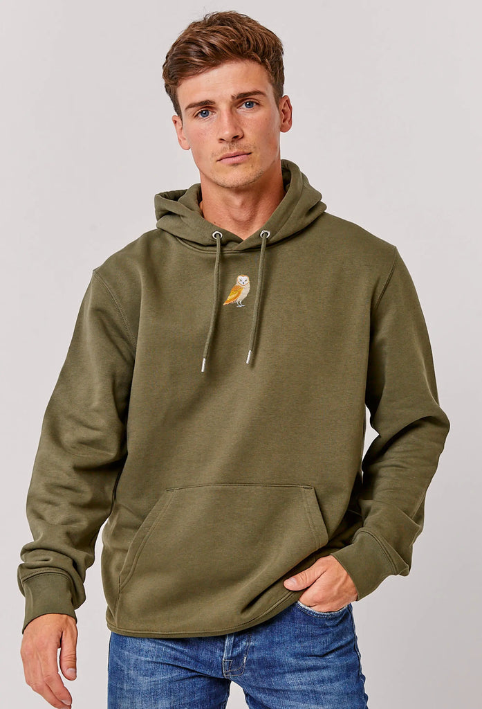 barn owl unisex hoodie Big Wild Thought