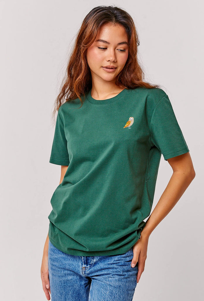 barn owl womens t-shirt Big Wild Thought