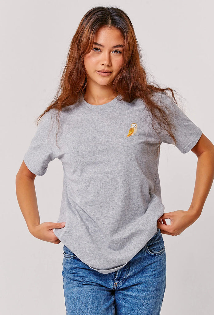 barn owl womens t-shirt Big Wild Thought