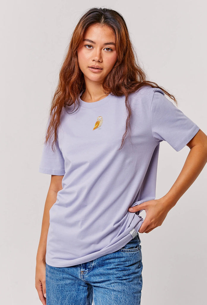 barn owl womens t-shirt Big Wild Thought