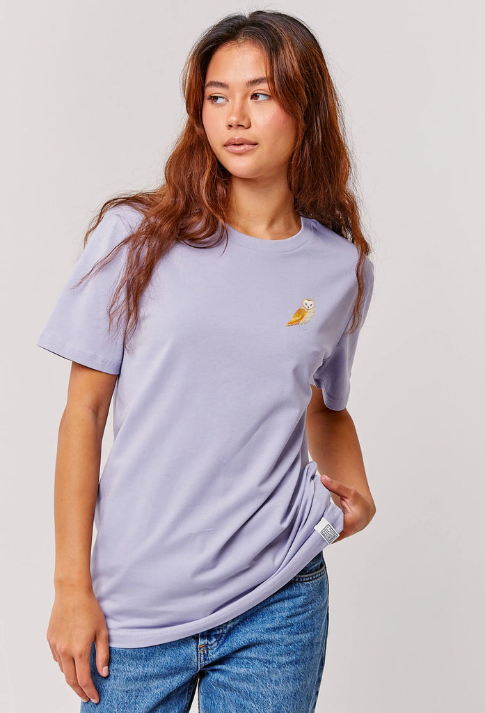 barn owl womens t-shirt Big Wild Thought
