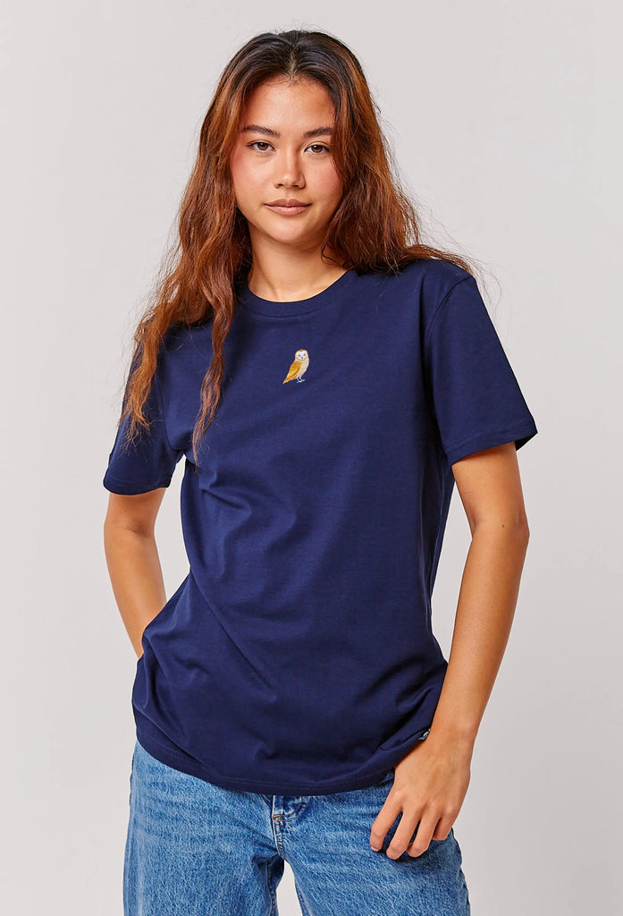 barn owl womens t-shirt Big Wild Thought