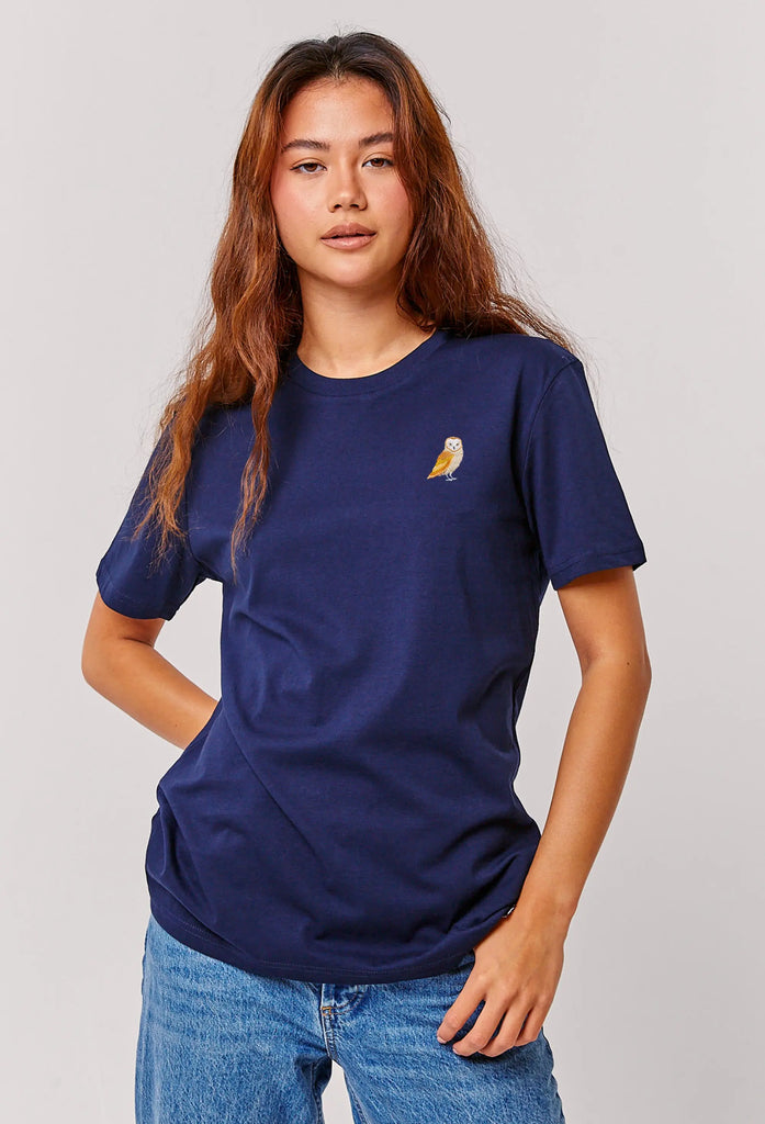 barn owl womens t-shirt Big Wild Thought