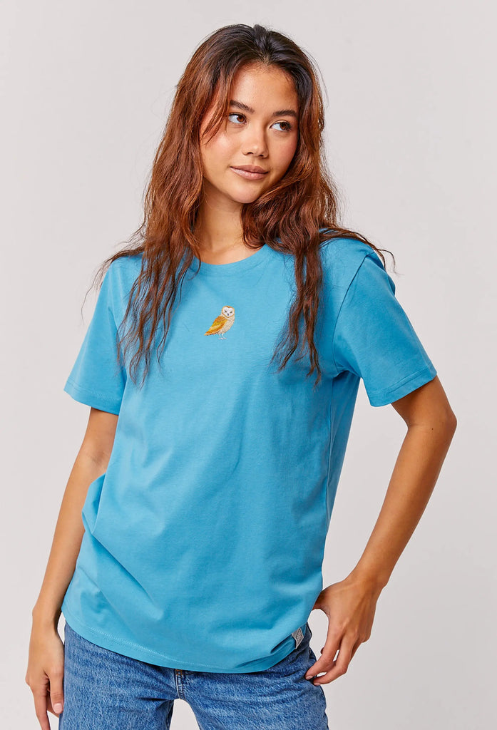 barn owl womens t-shirt Big Wild Thought