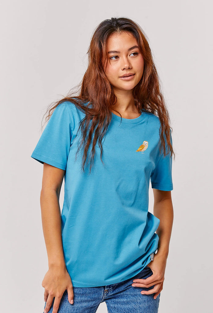 barn owl womens t-shirt Big Wild Thought