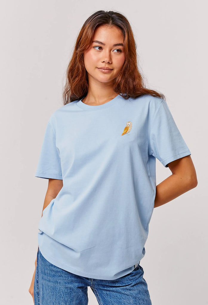 barn owl womens t-shirt Big Wild Thought
