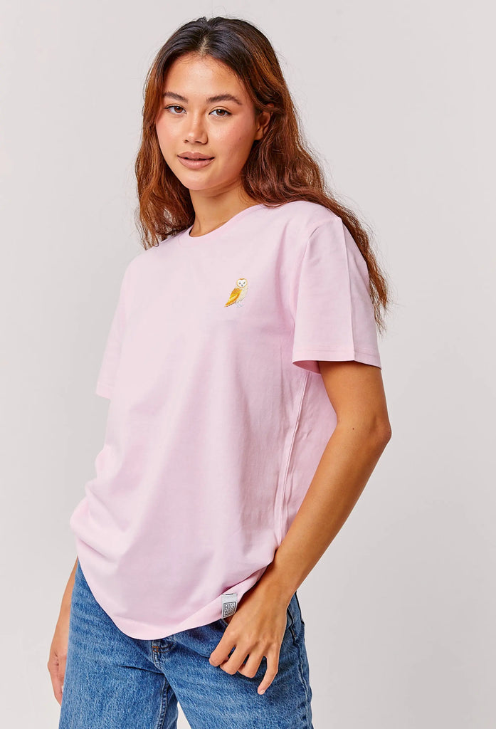 barn owl womens t-shirt Big Wild Thought
