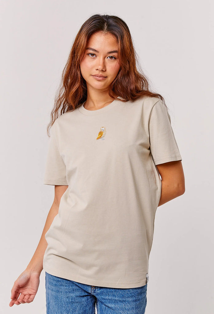 barn owl womens t-shirt Big Wild Thought