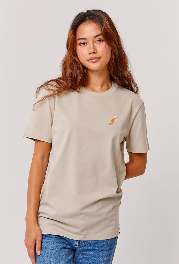 barn owl womens t-shirt Big Wild Thought