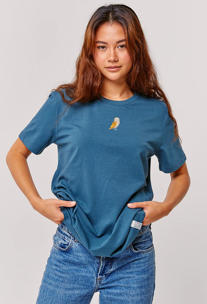 barn owl womens t-shirt Big Wild Thought