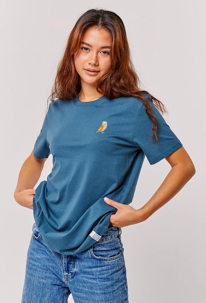 barn owl womens t-shirt Big Wild Thought