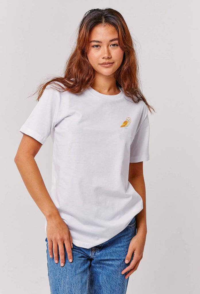 barn owl womens t-shirt Big Wild Thought