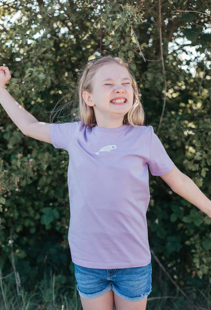 beluga childrens t-shirt Big Wild Thought